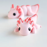 Flexi Friend Axolotl - Flexible 3D Printed Toy - The 3D Print Smiths
